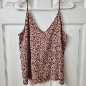 Abercrombie & Fitch Multicolor Floral Camisole V-neck Tank Top Size S